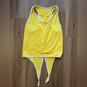 Yellow Five Dancewear Tie Top